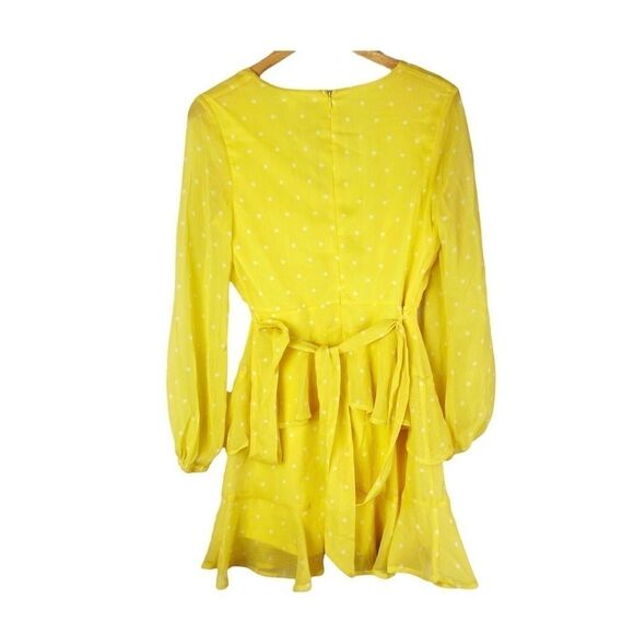 LEITH - Long Sleeve Wrap Front Minidress - Picture 4 of 11